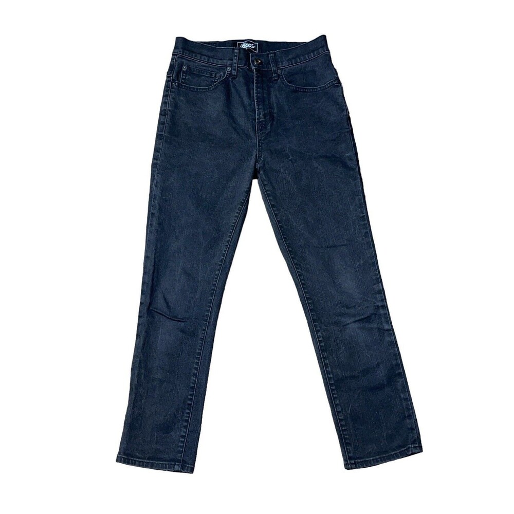 Rugby Ralph Lauren Womens 24 Black Skinny Ankle Cropped Stretch Jeans